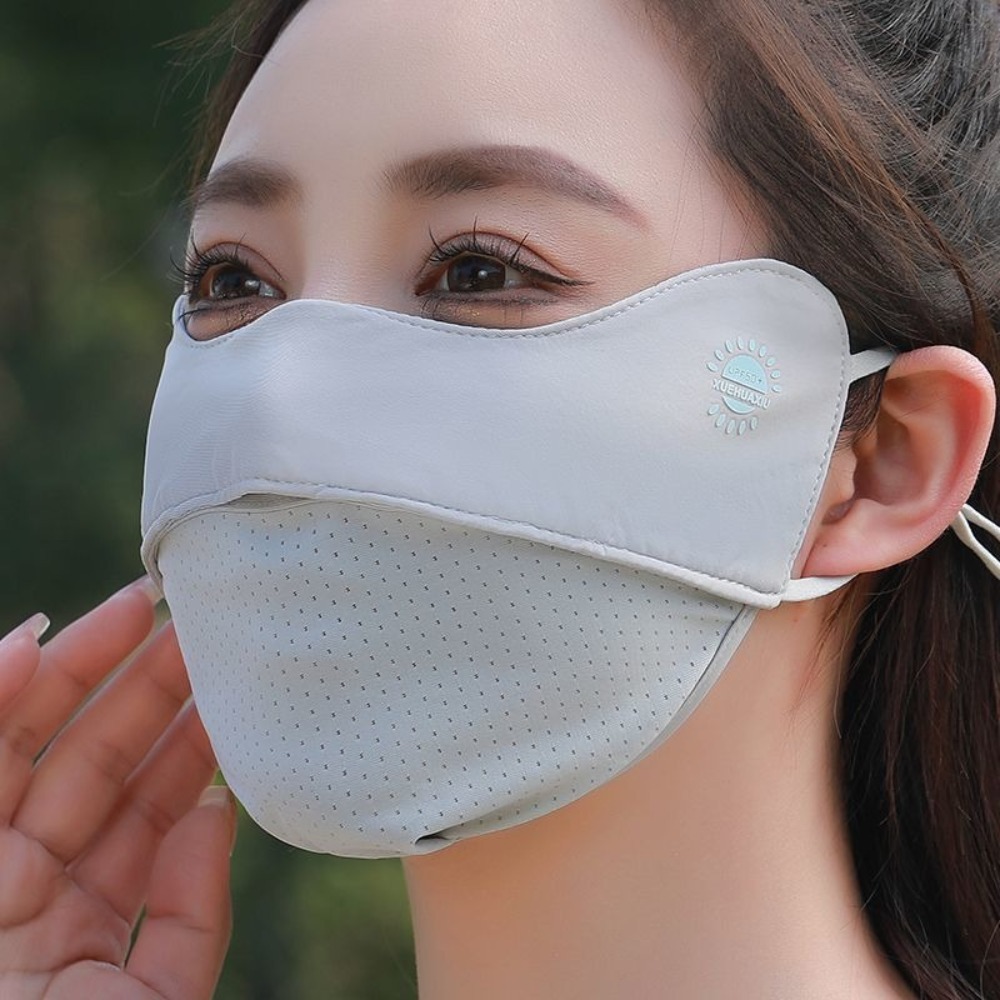 Cloth Face Mask Washable - Nieuw ademend ijszijdemasker, wasbaar, anti-UV zonnebrandmasker,