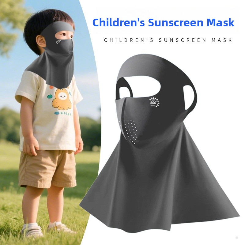 Kids Face Mask - Zomerzonbeschermingsmasker voor het hele gezicht, nekbeschermer,