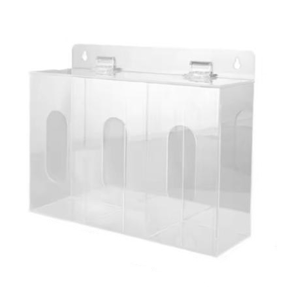 Face Mask Storage Box - 1/2/3 Grids Acryl Handschoenhouder Wandmontage Stofdichte