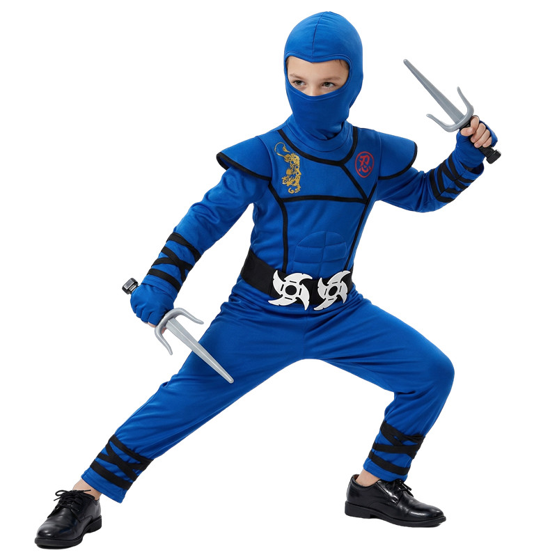 Zwart en blauw Ninja-kostuum v - Black Face Mask Pack recensie en prijs