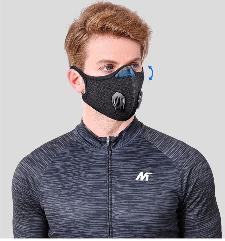 Fietsmasker, sportief, wasbaar - Dust Mask Construction recensie en prijs