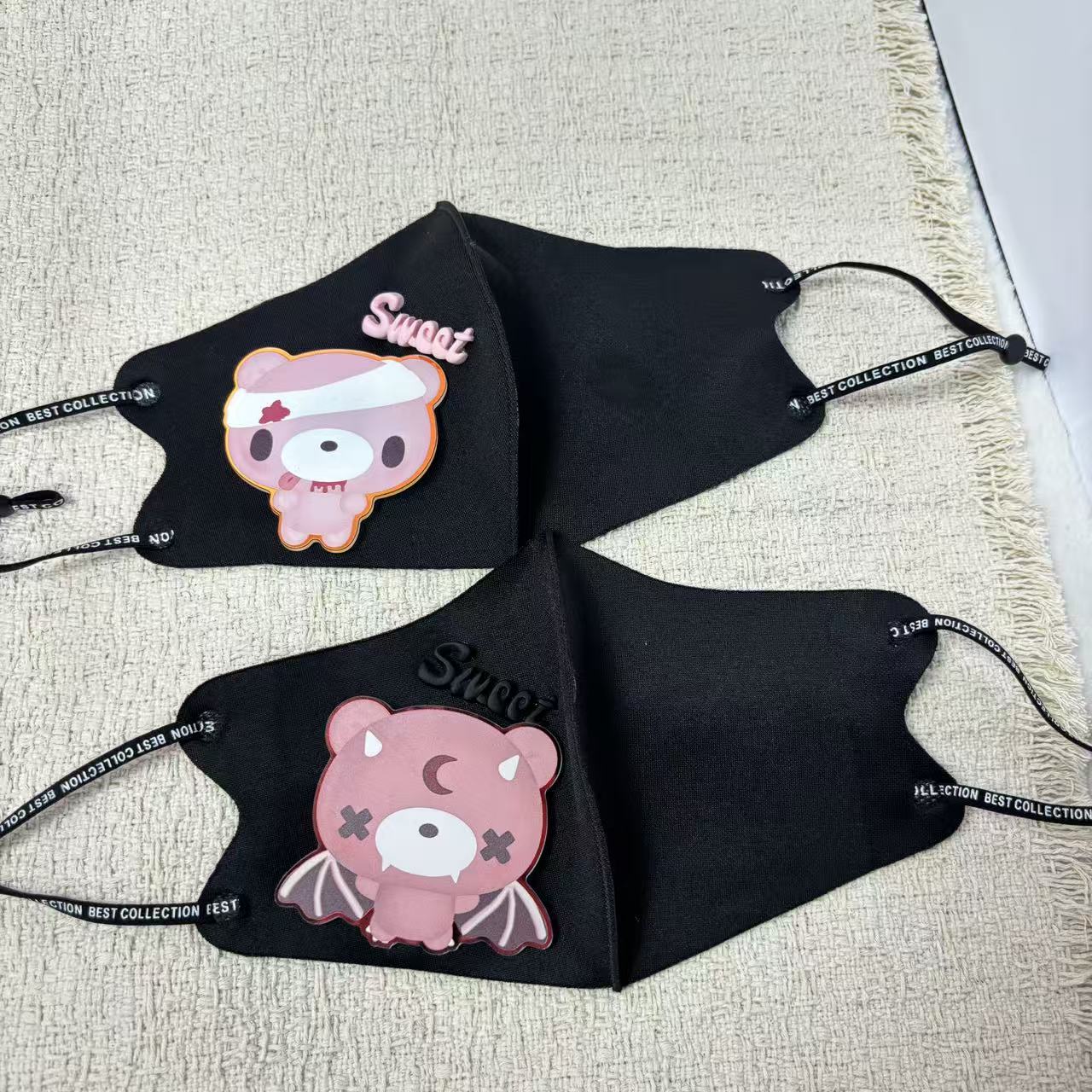 Schattige cartoon beer stoffen - Cloth Face Mask Washable recensie en prijs