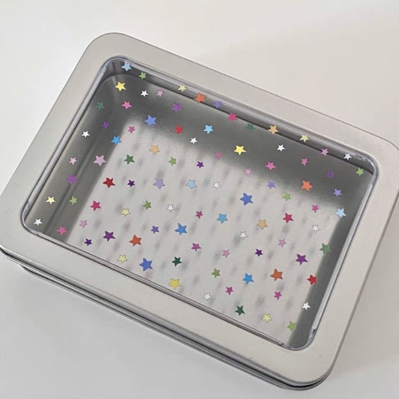 Kleurrijke sterren oorbellen o - Face Mask Storage Box recensie en prijs