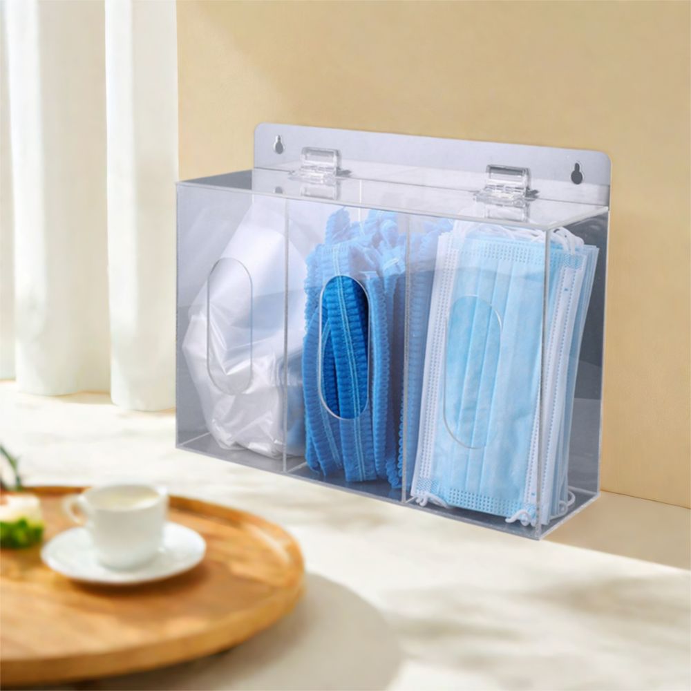 1/2/3 Grids Acryl Handschoenho - Face Mask Storage Box recensie en prijs