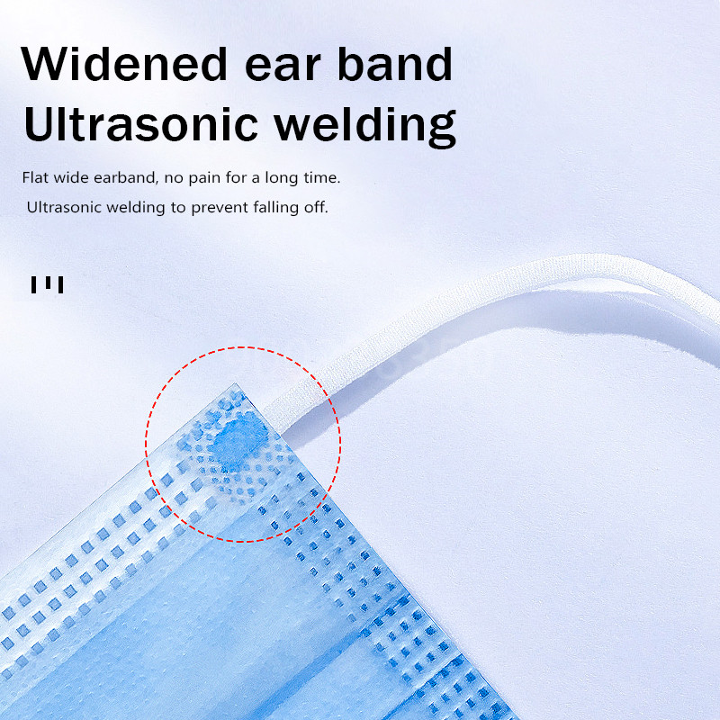 10-500 stuks Wegwerpmaskers vo - Disposable Mask Blue recensie en prijs